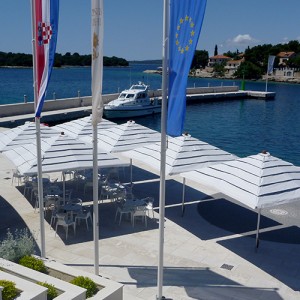 Favore horeca parasol wit