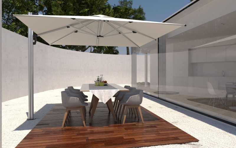 Luxe zweefparasols | uit voorraad leverbaar | Solero®