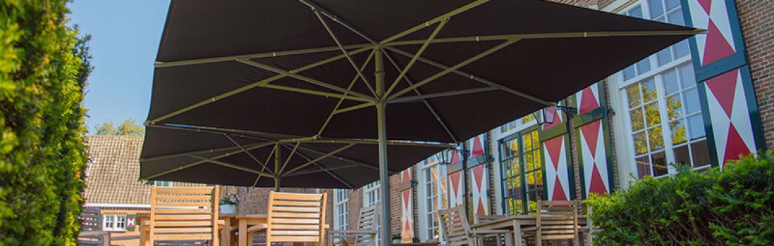 Hoe kies ik de juiste horeca parasol voor mijn terras?