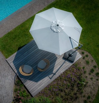 Ronde of vierkante parasol: wat is de beste keuze?