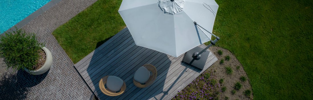 Ronde of vierkante parasol: wat is de beste keuze?