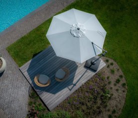 Ronde of vierkante parasol: wat is de beste keuze?
