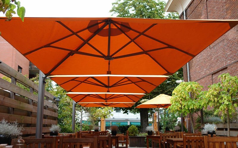 Prostor P6 Pro - Horeca parasol met 4 aan