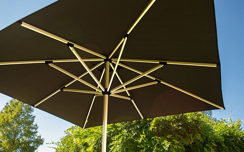 vingerafdruk Roeispaan Trouwens Solero® Patio | tuin parasol | 3x3 meter