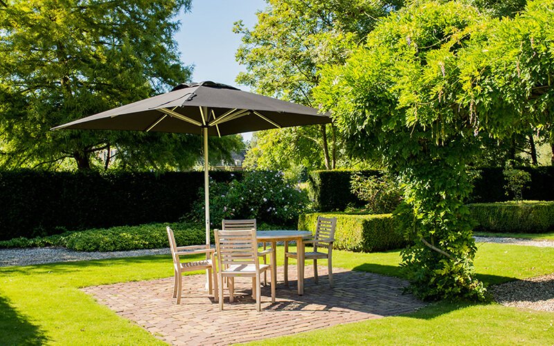 Maria schapen Vouwen Luxe Tuinparasols | Officiële website van Solero®