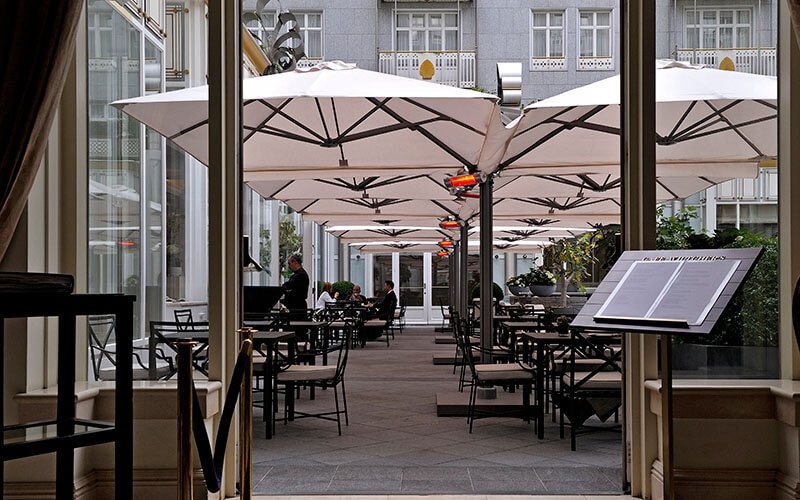 hoofdonderwijzer Mededogen Latijns Horecaparasols | Luxe parasols voor horeca | Solero®