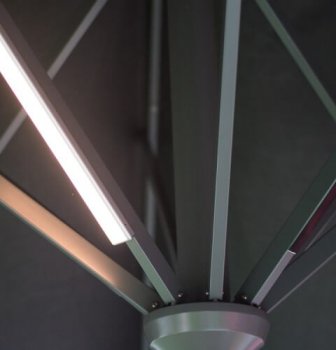 Nieuw in ons assortiment: Solero® Lux parasol verlichting