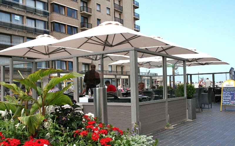 Prostor P6 Pro - Horeca parasol met 4 aan