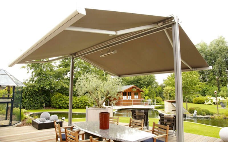 Solero® Twinstor dubbele vrijstaande zonwering